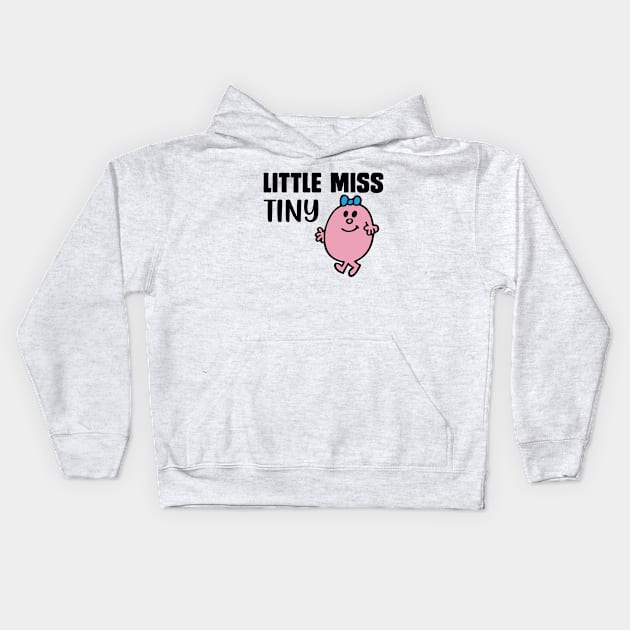 LITTLE MISS TINY Kids Hoodie by reedae